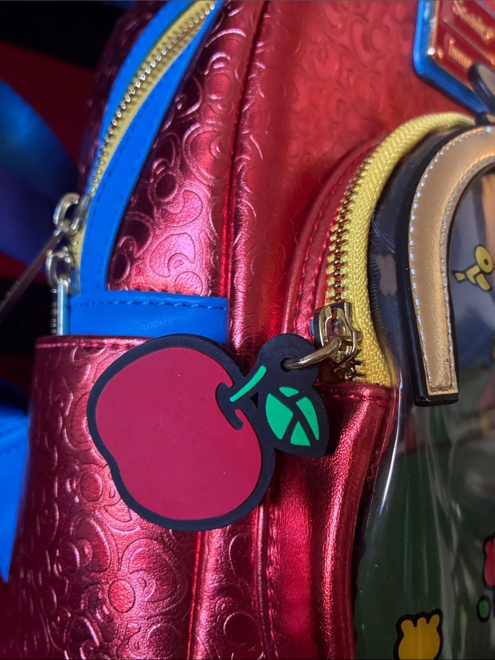 Loungefly Sanrio Hello Kitty Red and Blue 50th Anniversary Mini Backpack